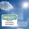 Signmission Master Electrical Disconnect Emergency Sign, Vinyl Decal, 10in W x 7in L, 2PK OS-2PACK-EM-D-710-L-10401 - alternate 5